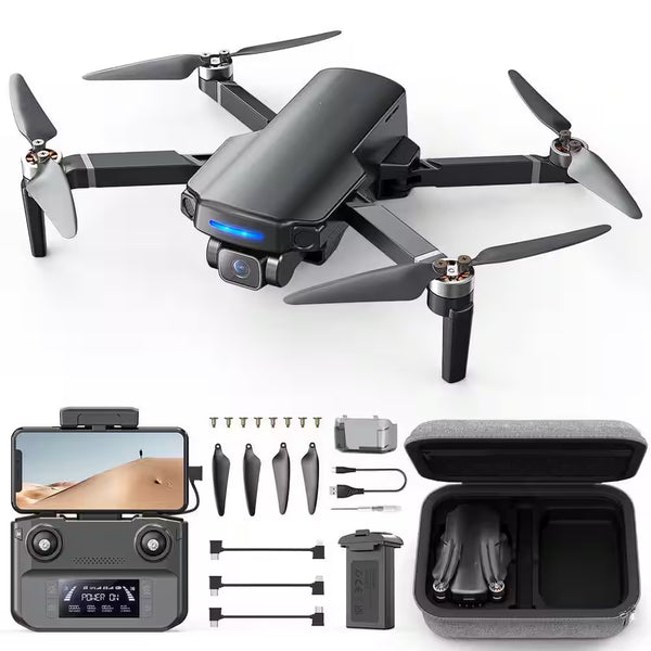 4K UHD Camera GPS Drone Foldable FPV RC Quadcopter with Brushless Motor 10000 Ft. Control Range Smart Return Home