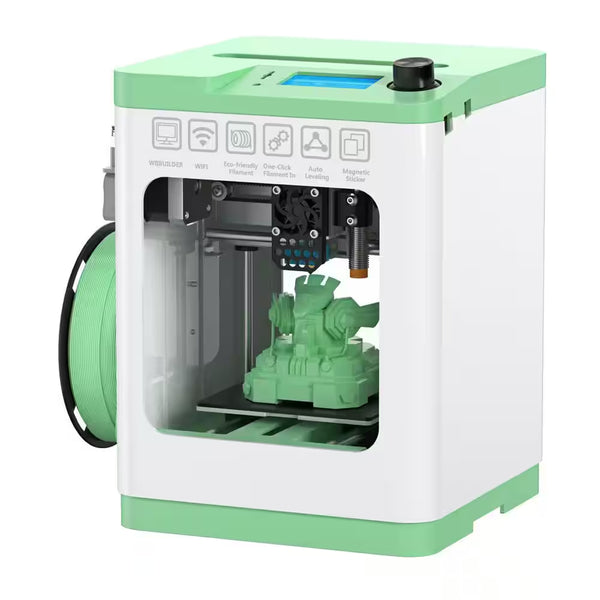 Wi-Fi Cloud Printing 3D Printer, Fully Assembled and Mini 3D Printer for Beginners and Kids with Auto Leveling