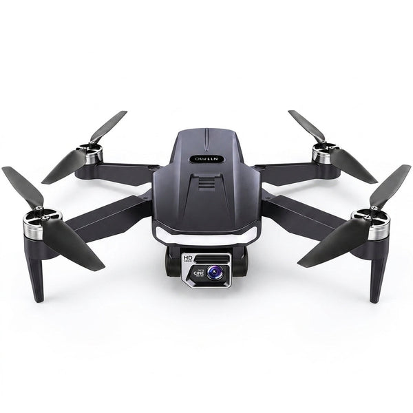 GPS Drone with Camera 4K UHD with 90 Min Flight Time Long Control Range Auto Return Follow Me Brushless Motor — Studio Shot
