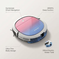 New Smart Robot Vacuum Cleaner Wifi App Control,180Ml Water Tank Home Appliances Electric Cleaning Tools Robotic Vacuum Cleaners — infographic