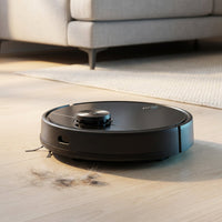 Wi-Fi Connected Robotic Vacuum with Lidar Room Mapping, Ideal for Pet Hair, Hard Floors and Carpets — Studio Shot