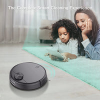 Wi-Fi Connected Robotic Vacuum with Lidar Room Mapping, Ideal for Pet Hair, Hard Floors and Carpets